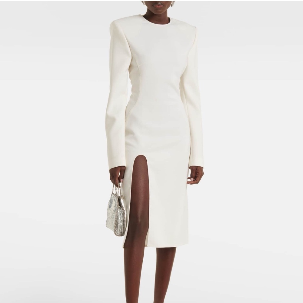 STELLA MCCARTNEY Wool Midi Dress Size 36 - Picture 3 of 16
